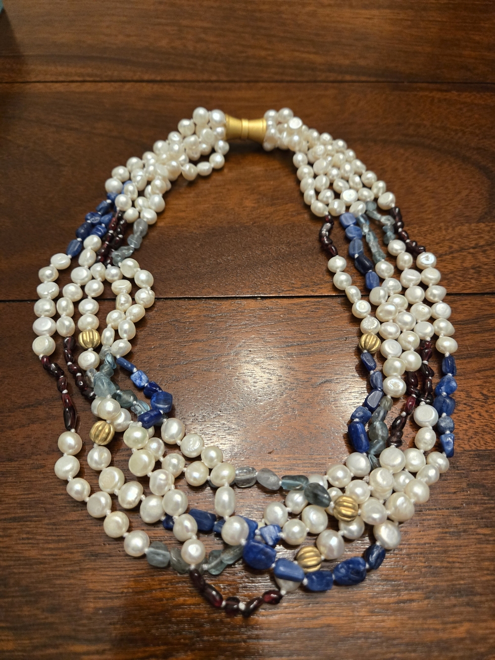 Elegant 5-strand necklace